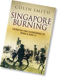 Hardback cover of Singapore Burning